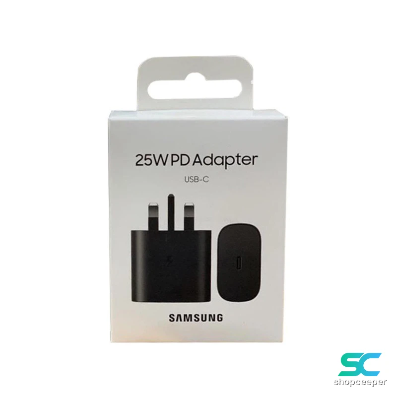 شارژر دیواری سامسونگ 25 وات + کابل USB-C
